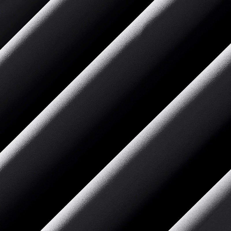 Sun Zero Oslo Theater Grade Extreme Total Blackout Rod Pocket Curtain Panel, 52" x 95", Coal - Image 4